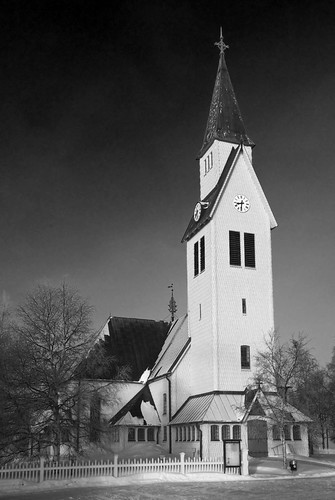 white black church monochrome digital mono photo nikon exterior view image sweden photograph infrared nikkor dslr effect include d80 arjeplog 20080229sweden006edited1bwweb
