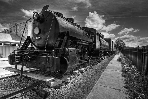 ohio blackandwhite bw history train geotagged nikon historicpreservation steamlocomotive d300 vulcanironworks dennisonohio tuscarawascountyohio nikongp1 tokinaatx124prodxii photographyvoicepotd