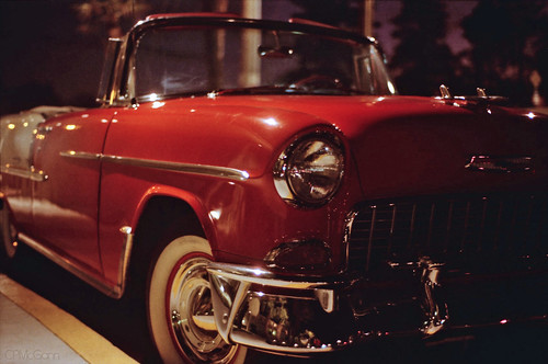 red white chevrolet belair film car interesting nightshot 55chevy babyineedyourlovin fourtops1964