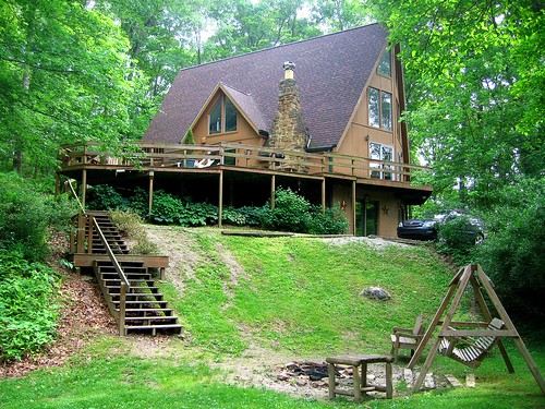 trip travel usa house architecture stairs america us cabin woods midwest unitedstates nashville unitedstatesofamerica country style indiana roadtrip swing architectural explore deck american traveling hillcountry aframe jimjohnson lagunahouse jkjohnson