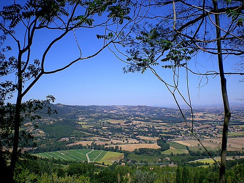 italy panorama landscape italia village view fields veduta perugia umbria todi campi villaggio