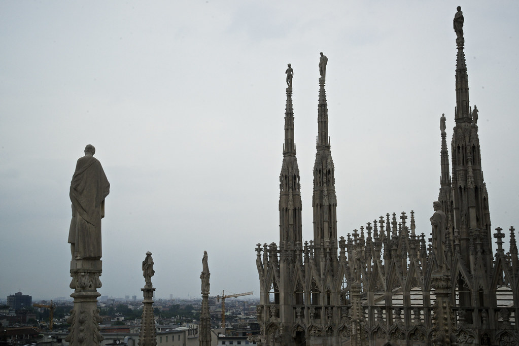 Saints Looking Over Milan 1