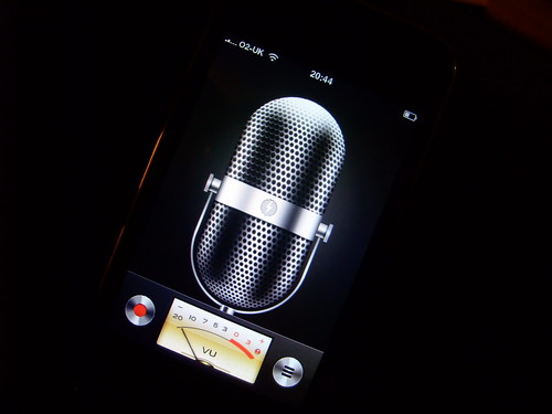 iPhone voice memo