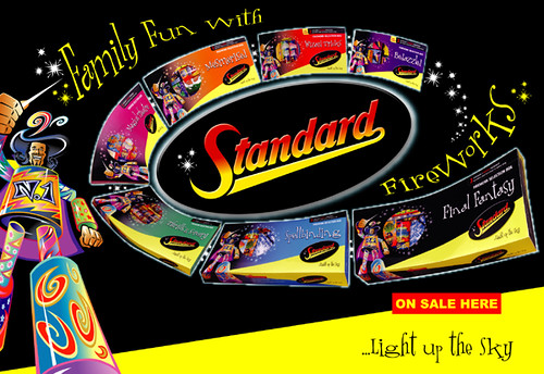Standard Fireworks Selection Box 2005 Poster