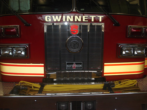 county truck ga georgia fire reserve service ladder department unit sutphen gwinnett gcfd gcfs