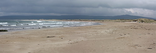 panorama beach walking landscape scotland spring argyll machrihanish kintyre