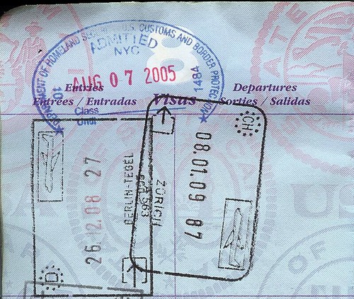 Switzerland Schengen Stamp