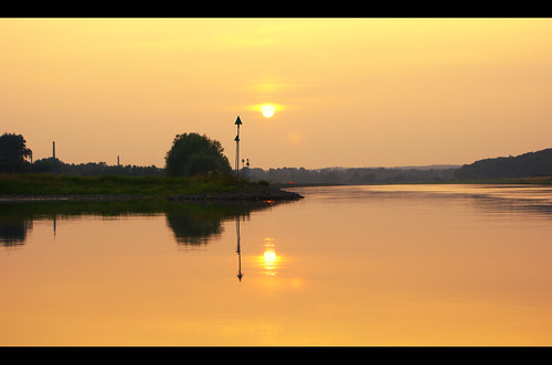 sunset reflection sony thenetherlands rhine gelderland riverrhine heteren mybigsony