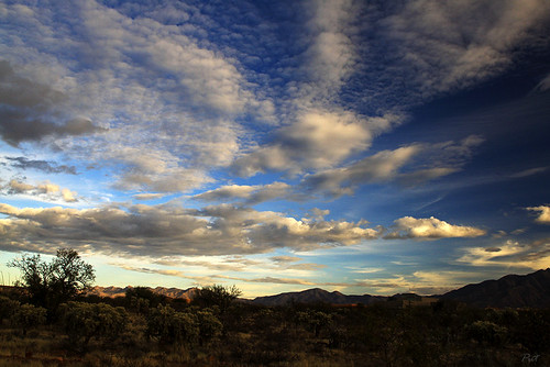 sunset arizona clouds az greenvalley