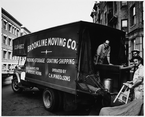 Moving Van, Brookline Moving Company and Movers, 1:00 P.M.
