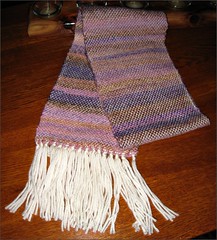 My first woven scarf!