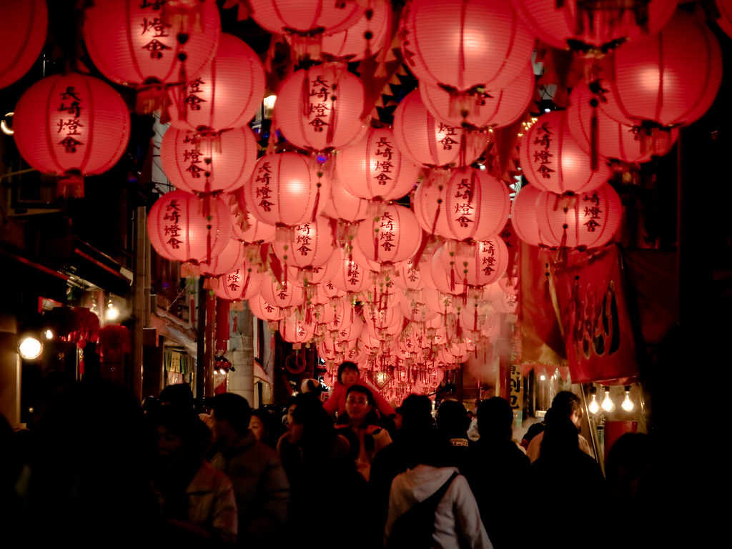 The lantern festival at Nagasaki