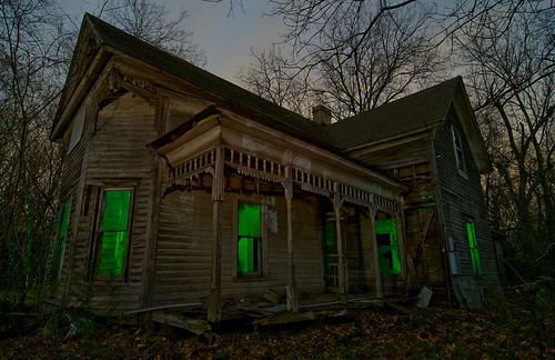 moon house abandoned night haunted full