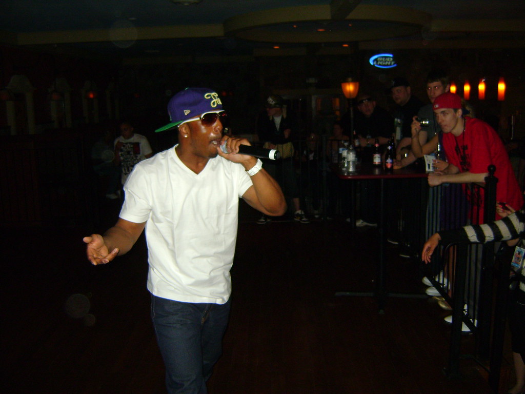 The Kid Famous Performing