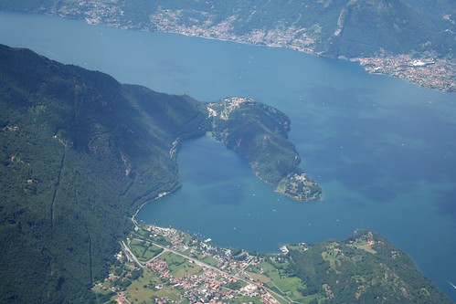 above city travel blue sky italy panorama lake como green rooftop nature water airplane landscape town flying high view earth top aviation aerial h2o fromabove coastline lombardia cessna skyview lagodicomo lombardy birdeye aeronautic piona