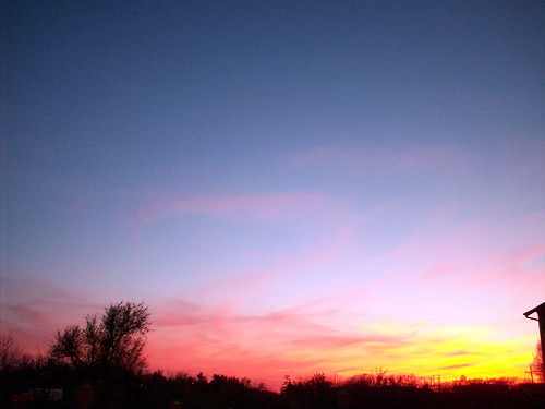 trees sunset sky clouds evening scenery springfieldmissouri theozarks rottladyhome
