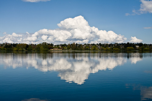 seattle reflection clouds washington greenlake wsr top20clouds 200904290028