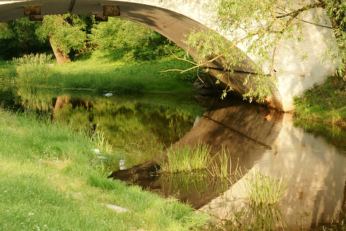 bridge summer reflection river sony lithuania vasara lietuva kupiškis sal16105 savaitgaliai reflectionslovers