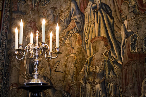An image of a tapestry at Hampton Court Palace to accompany the story The Shadow Cabinet