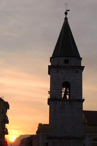 sunset italy europa europe italia tramonto campania belltower campanile benevento skytheme theunforgettablepictures goldstaraward paisajesdepueblosycampos skyascanvas beneventoinfoto