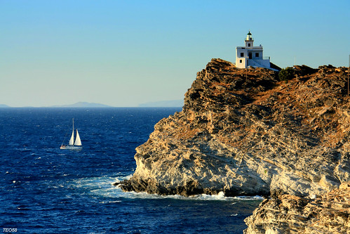 sea lighthouse sailboat island boat aegean paros cyclades naoussa photographyrocks abigfave impressedbeauty