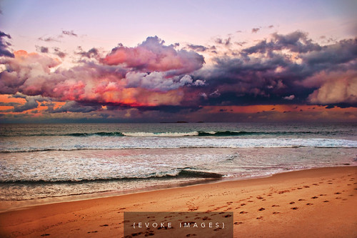 ocean sunset sea sky storm beach water clouds geotagged sand australia images newsouthwales southcoast hdr wollongong evoke illawarra mathewsacco mathewsaccophotography geo:lat=34446362 geo:lon=15090021