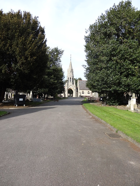 069 - Walthamstow Cemetery with fox