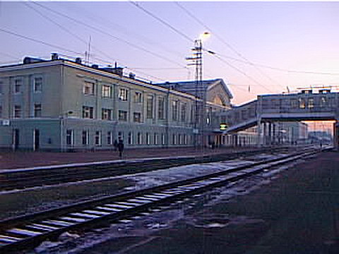 morning blue white color colour building station sunrise dawn europe track 2000 russia railway perm russian 2000s россия russianfederation transsiberianrailway canadagood