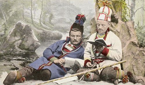 Sami men from Jokkmokk Sweden, before 1904
