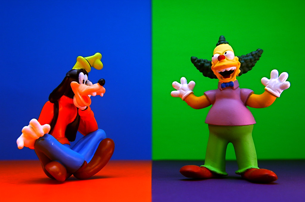 Goofy vs. Krusty the Clown (132/365)