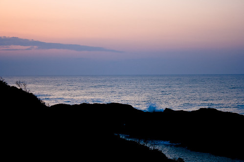 sea sky japan sunrise rocks horizon roadtrip miyazaki kyushu goldenweek 宮崎 hyuga 日向 宮崎県 efs1855mmf3556is 日向市