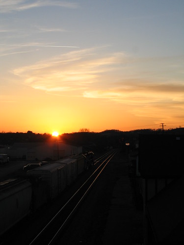 railroad sunset cloud virginia abingdon