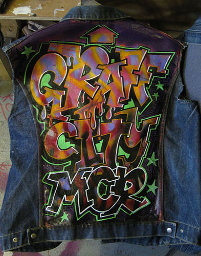 Levi's custom Denim jacket - graffiti by kELzO.com | Flickr - Photo ...