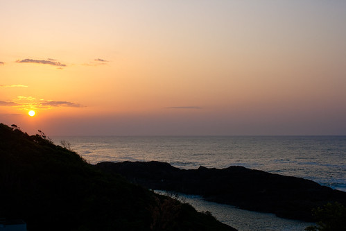 sea sky japan sunrise rocks horizon roadtrip miyazaki kyushu goldenweek 宮崎 hyuga 日向 宮崎県 efs1855mmf3556is 日向市