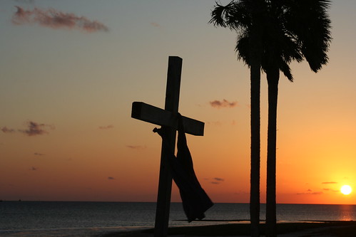 holiday beach easter cross florida springhill elzey