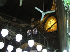 Cairo - Interior of Al-Hussein Mosque