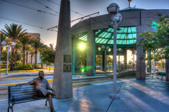 Dick Greco Streetcar Station Sunflare