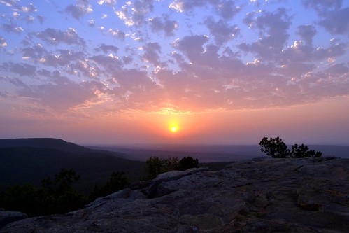 sunset sun mountain nature arkansas mtnebo