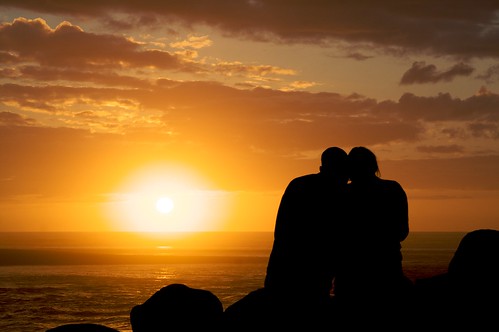 sunset newzealand sky people sun couple hokitika sunsetpoint
