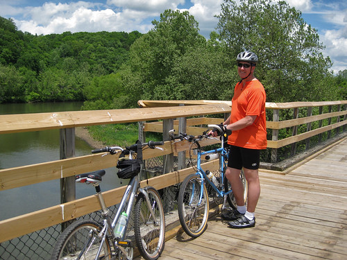 new trestle bike clouds river virginia ride helmet trail