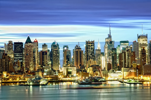 nyc newyorkcity newyork skyline geotagged nikon cityscape rockefellercenter midtown concorde bankofamerica intrepid hudsonriver chryslerbuilding hdr d300 onebryantpark mudpig stevekelley