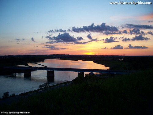 sunset river north picture missouri bismarck dakota mandan