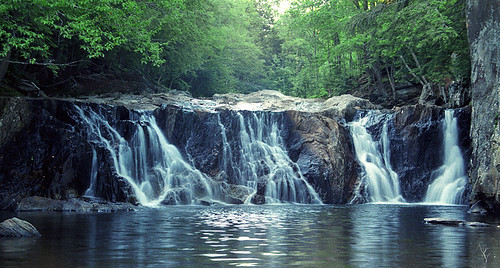 waterfall vermont falls fujireala waterfalls greenmountains printfilm
