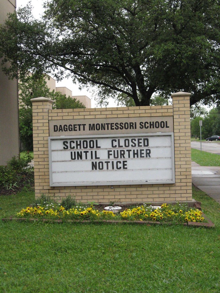 School closed. Closed until Notice. Until further Notice the Office is closed. Closed until
