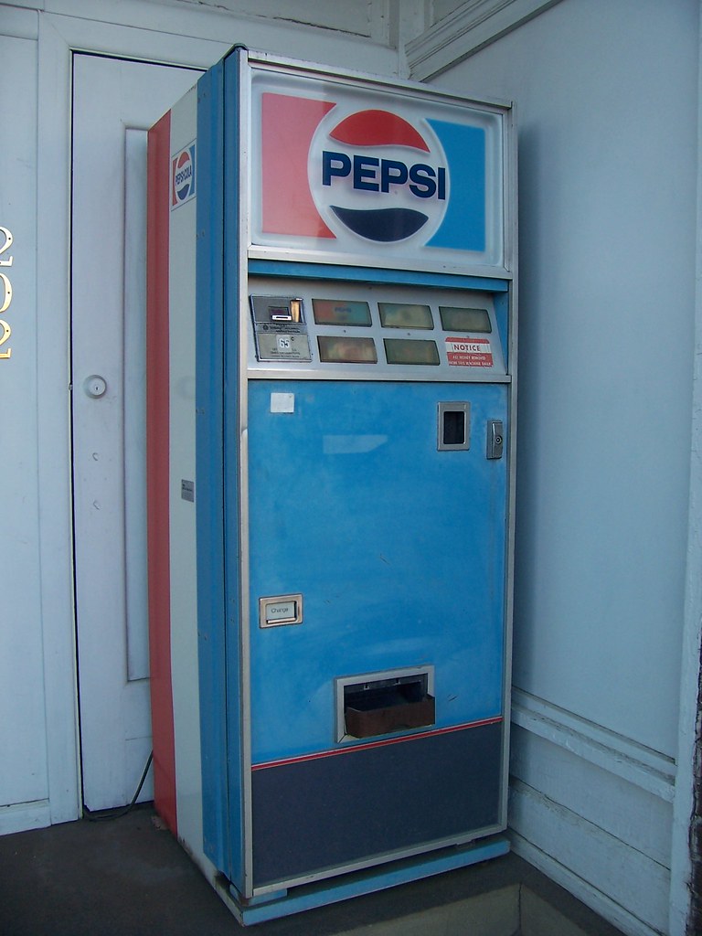 Vintage Pepsi Cola Machine - a photo on Flickriver