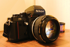 Noct-Nikkor 58mm f/1.2 on Legendary Nikon F3