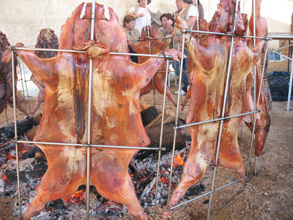 Muiñada de Barosa organiza la "I Festa do porquiño ó espeto"