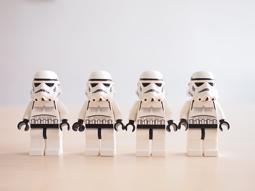 Lego Minifigure: Four Troopers