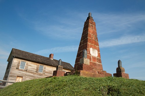 red sky house brick monument grass virginia civilwar manassas battlefield bullrun princewilliam 150th