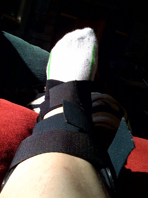 Foot with brace